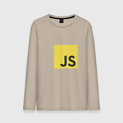 Мужской лонгслив JS return true; (black)