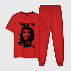 Пижама хлопковая мужская Che Guevara, цвет: красный