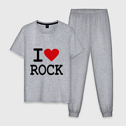 Мужская пижама I love Rock
