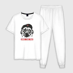 Мужская пижама Obey the pug