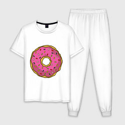 Мужская пижама Сладкий пончик