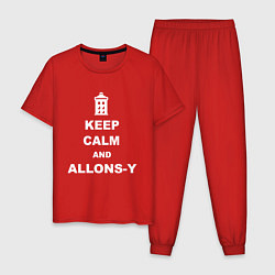 Мужская пижама Keep Calm & Allons-Y