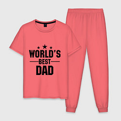 Мужская пижама Worlds best DADDY