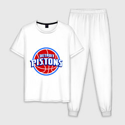 Мужская пижама Detroit Pistons - logo