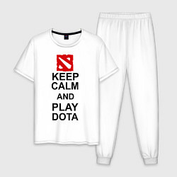 Мужская пижама Keep Calm & Play Dota