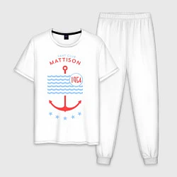 Мужская пижама MATTISON яхт-клуб