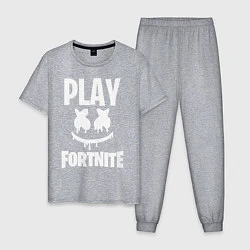 Мужская пижама Marshmello: Play Fortnite