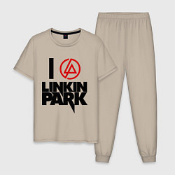 Мужская пижама I love Linkin Park