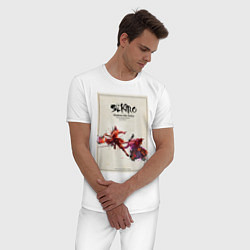 Пижама хлопковая мужская SEKIRO SDT, цвет: белый — фото 2