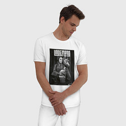 Пижама хлопковая мужская Lindemann, цвет: белый — фото 2