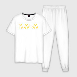 Мужская пижама NASA Vision Mission and Core Values на спине