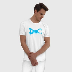 Пижама хлопковая мужская DEVIL MAY CRY DMC, цвет: белый — фото 2