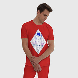 Пижама хлопковая мужская BoJack Horseman, цвет: красный — фото 2