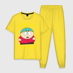Пижама хлопковая мужская South Park, Эрик Картман, цвет: желтый