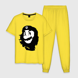 Пижама хлопковая мужская Che Mario, цвет: желтый