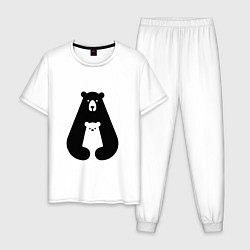 Мужская пижама Медведь Z