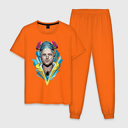 Пижама хлопковая мужская Jesse Pinkman, цвет: оранжевый