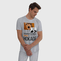 Пижама хлопковая мужская Hokage, цвет: меланж — фото 2