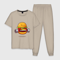 Мужская пижама Бургер на спорте