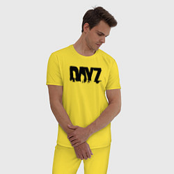 Пижама хлопковая мужская DAYZ ДЕЙЗИ, цвет: желтый — фото 2