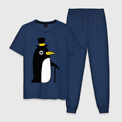 Мужская пижама Пингвин в шляпе