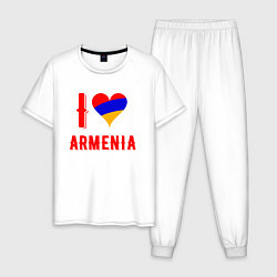 Мужская пижама I Love Armenia