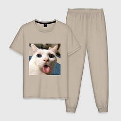 Мужская пижама Мем про кота