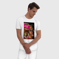 Пижама хлопковая мужская Jordan - Fight Club, цвет: белый — фото 2