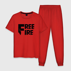 Мужская пижама Free Fire big logo