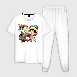 Мужская пижама Малыши Зоро и Луффи One Piece