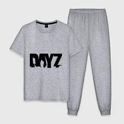 Пижама хлопковая мужская DayZ, цвет: меланж