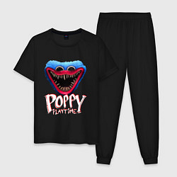 Пижама хлопковая мужская Poppy Playtime: Monster, цвет: черный
