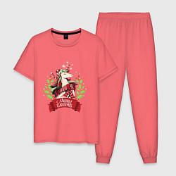 Мужская пижама Christmas Unicorn