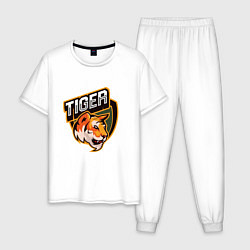 Мужская пижама Тигр Tiger логотип