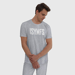 Пижама хлопковая мужская ISYMFS CT Fletcher, цвет: меланж — фото 2
