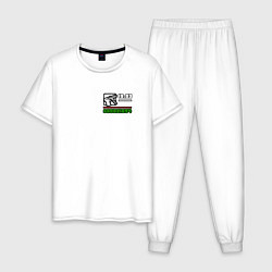 Пижама хлопковая мужская GTA SAN ANDEAS, ГТА, цвет: белый