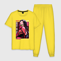 Мужская пижама Незуко Камадо Nezuko Kamado, Клинок, рассекающий д