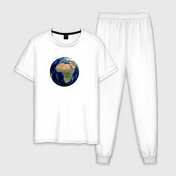 Мужская пижама Планета солнечной системы земля