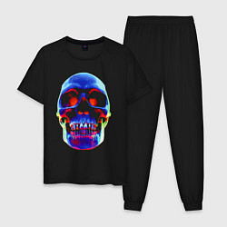Мужская пижама Cool neon skull