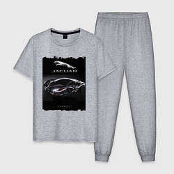 Пижама хлопковая мужская Jaguar concept, цвет: меланж