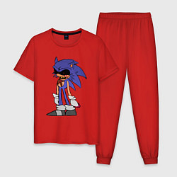 Мужская пижама Sonic Exe Sketch Hedgehog