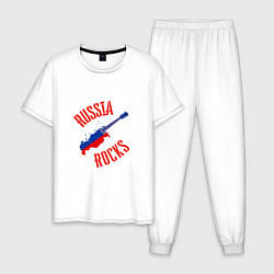 Мужская пижама Russia Rocks