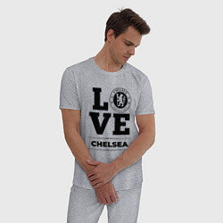 Пижама хлопковая мужская Chelsea Love Классика, цвет: меланж — фото 2