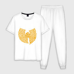 Пижама хлопковая мужская Wu-Tang - 30 Years, цвет: белый
