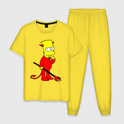 Мужская пижама Bart Simpson - devil