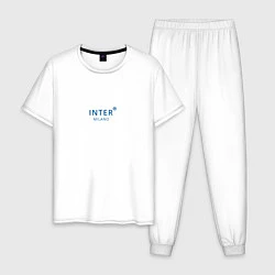 Пижама хлопковая мужская FC Inter - Target 202223, цвет: белый