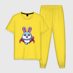 Мужская пижама Супер кролик