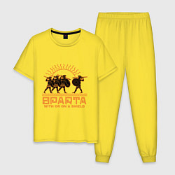 Мужская пижама Спарта- с щитом или на щите