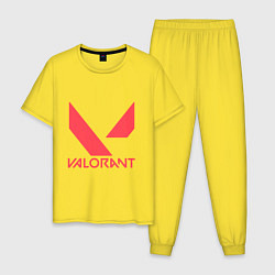 Мужская пижама Valorant - logo