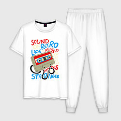 Мужская пижама Касссета ретро звук